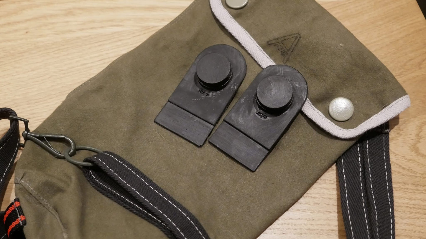 Gasmask bag rubber plug