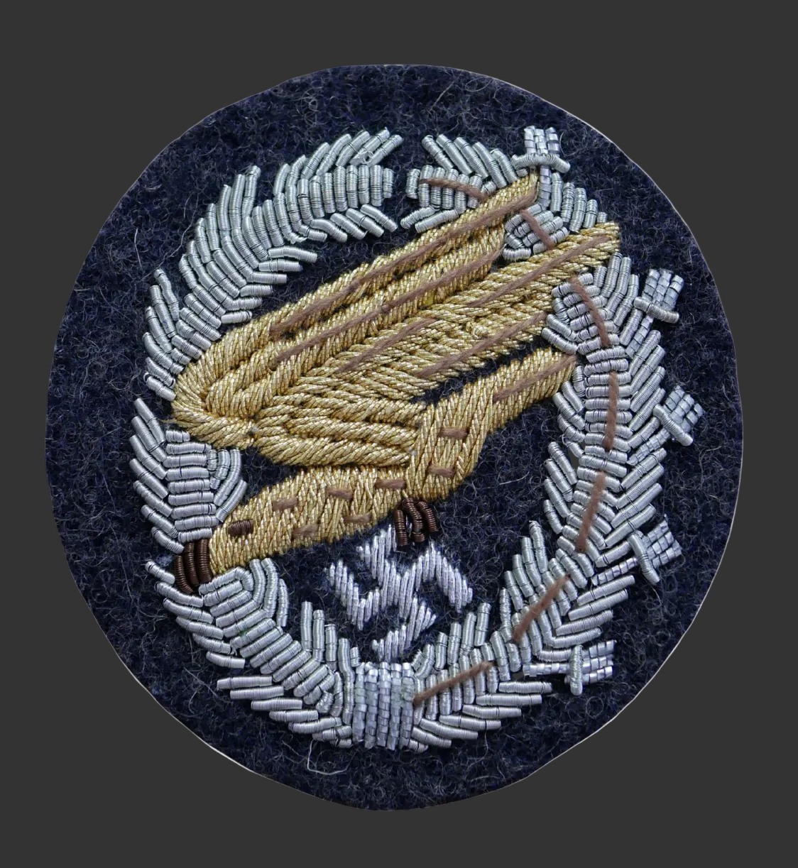 Fallschirmjäger officer bullion badge
