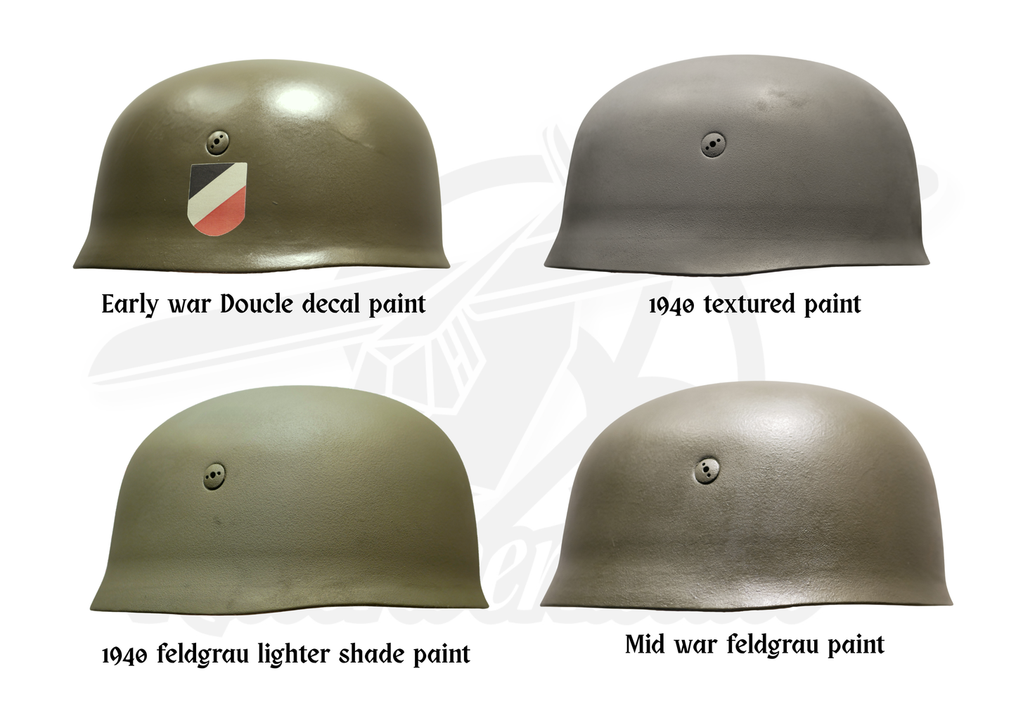 Complete M38 helmet